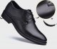 Black Size-Shoes with Pointed Toe for Men