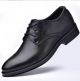 Black Size-Shoes with Pointed Toe for Men