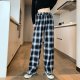 Straight  Loose High Waisted Pendant Pants with Wide Legs