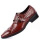 Men's Leather size-shoes Buckle size-shoes